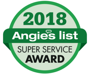 2018 Angies List Super Service Award logo
