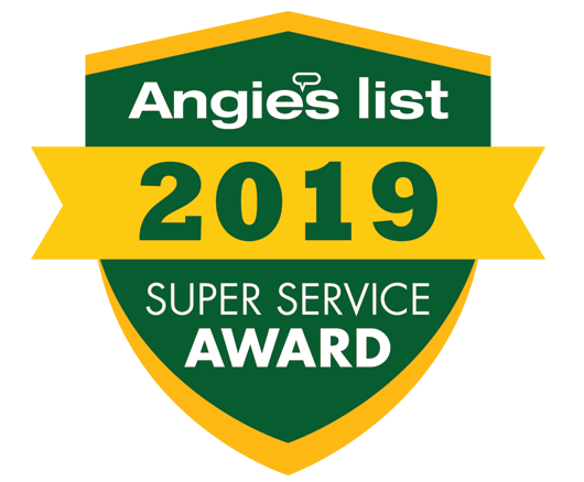 Angies List 2019 Super Service Award logo