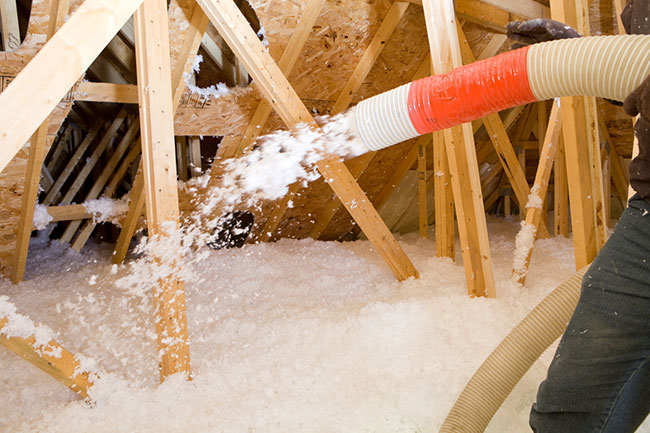 Advantages to Blown-in Insulation