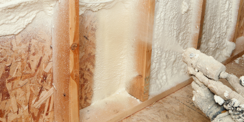 Spray foam insulation is an excellent option for home insulation
