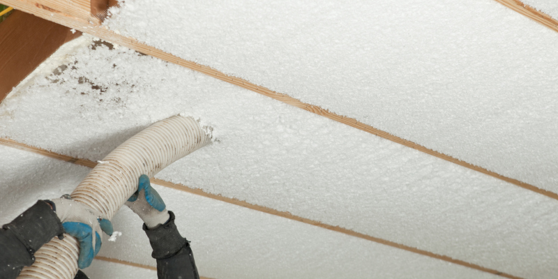 we offer and highly recommend is blown-in insulation